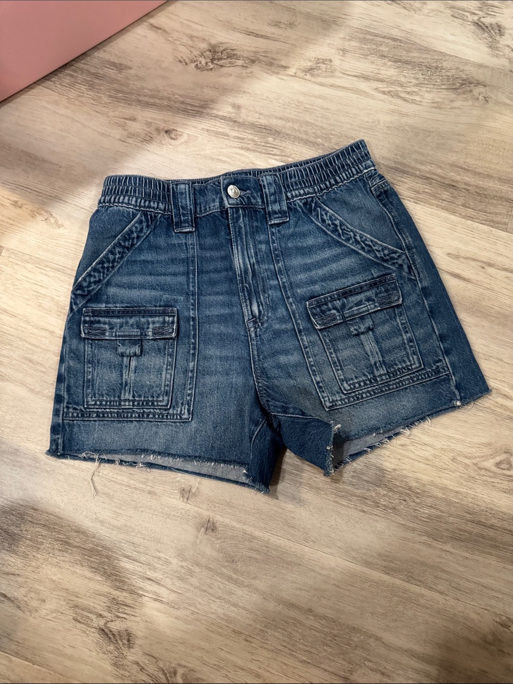 American Eagle Denim Utility Pocket Women's Shorts - size 2